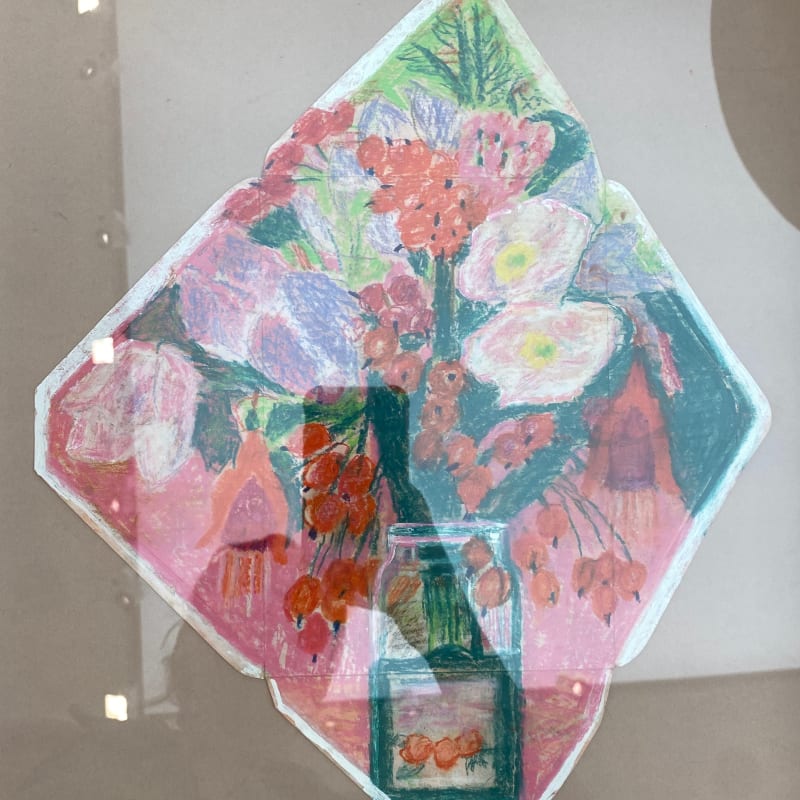 Margaret Mellis, Flowers and Berries, Pink and Red, 1995