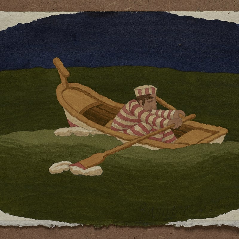 Ramiro Fernandez Saus, Rowing Away, 2020