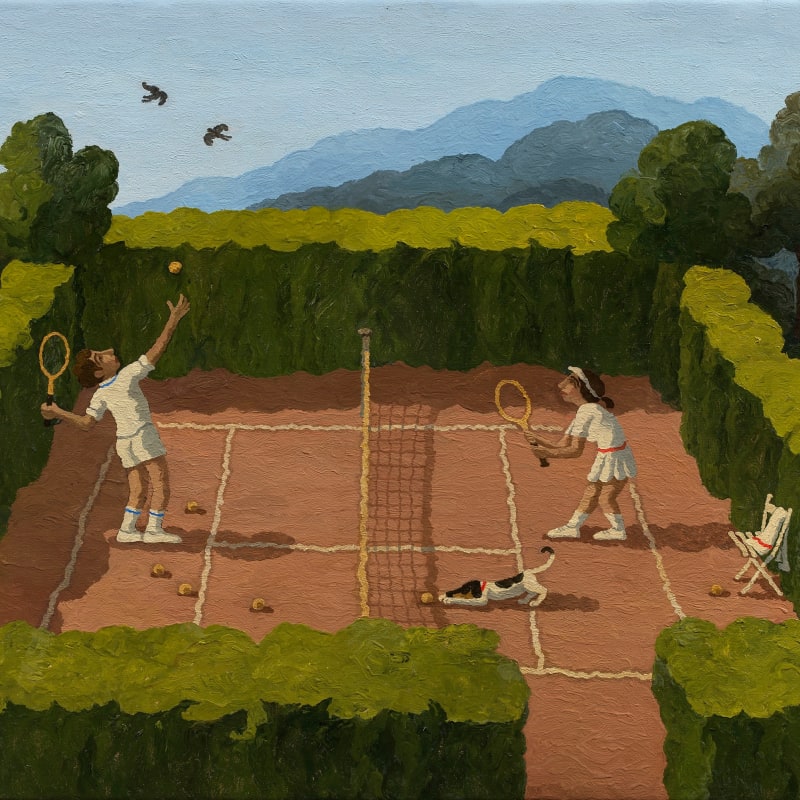 Ramiro Fernandez Saus, Playing in the Garden, 2024
