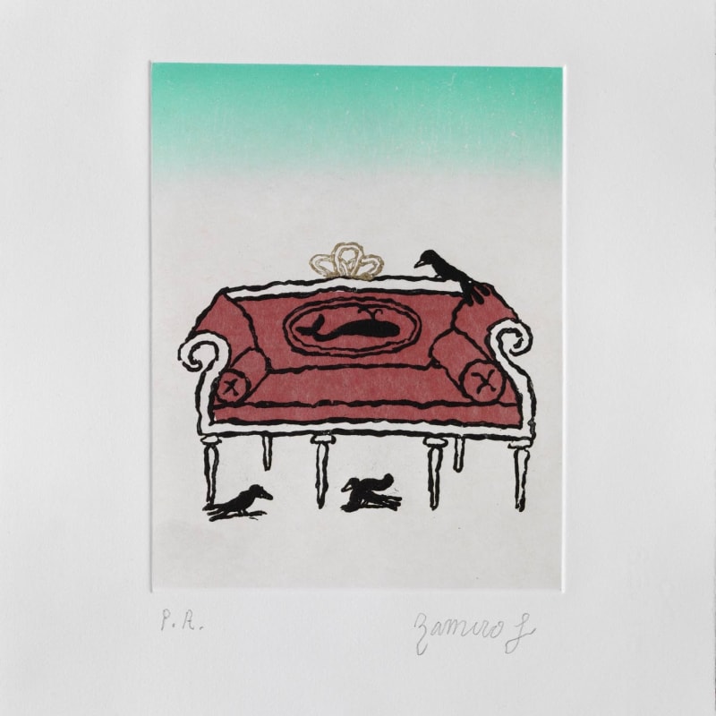 Ramiro Fernandez Saus, The Red Sofa, 2009