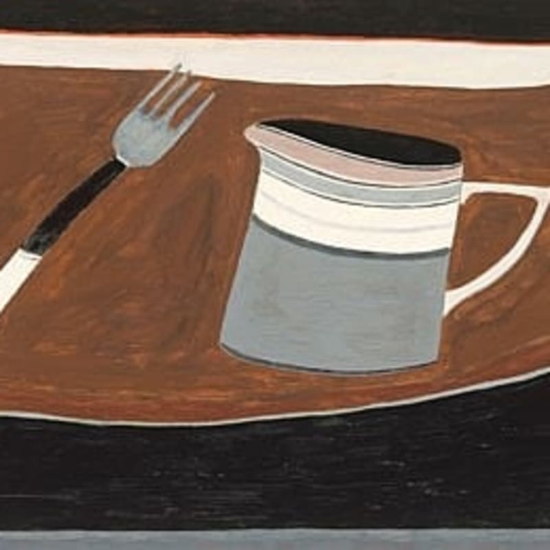 Rachel Nicholson (b. 1934), Still Life with Jug and Fork , 1981