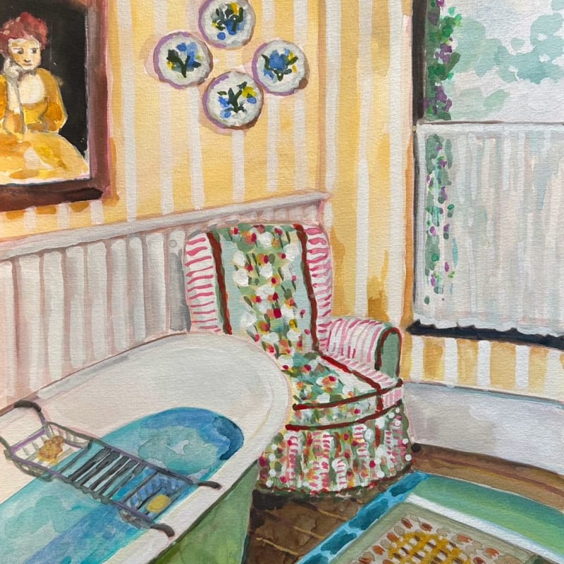 Lottie Cole, Bathe Gently & Dream II - Bathroom with Mary Astell, 2024