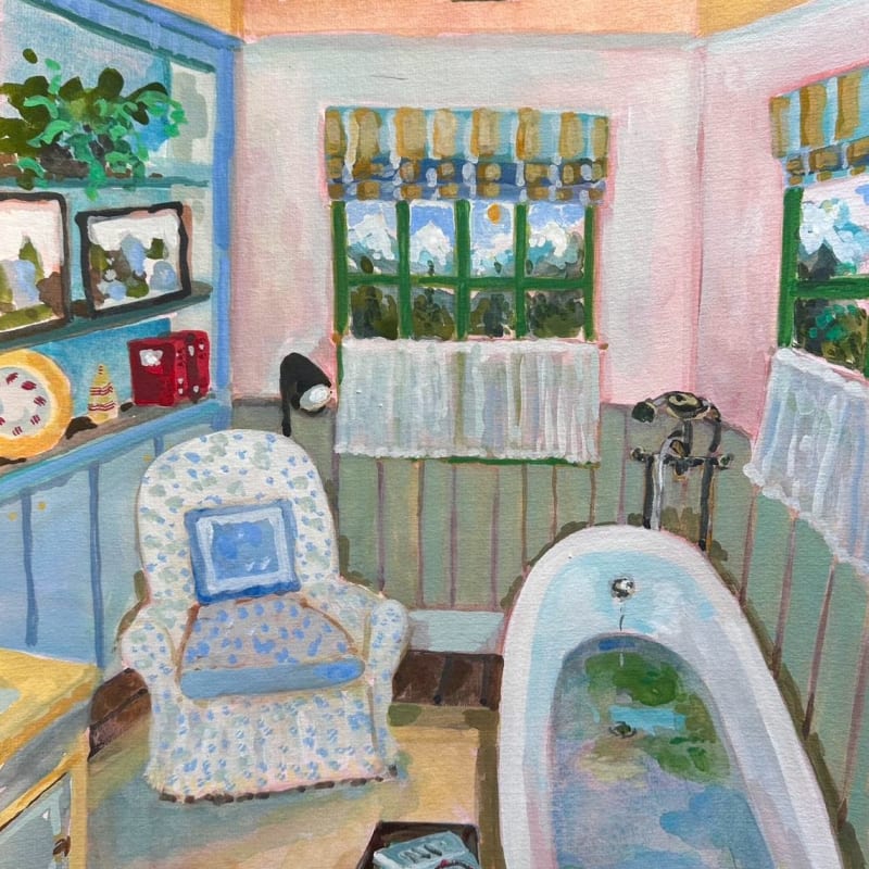 Lottie Cole, Bathe Gently & Dream IV - Alpine Bathroom , 2024