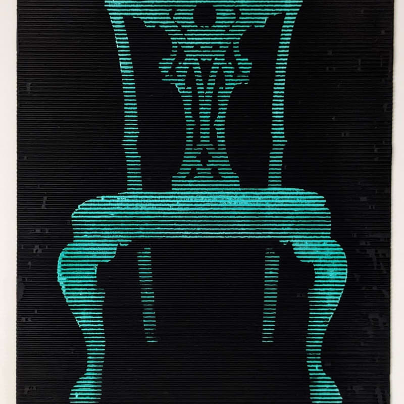 Hugh Buchanan, Green Chair (George II), 2022