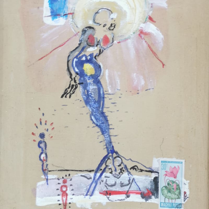 Dominique ZINKPE, Etats d'âme, Dessin secret 3, 2021