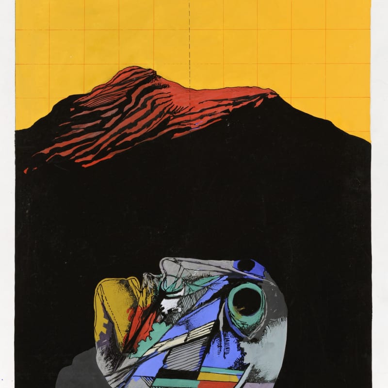 Dia al-Azzawi, Desert Landscape, 1978