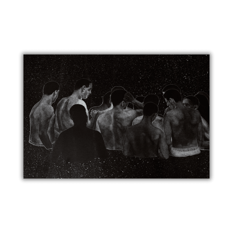 Nabil El Makhloufi, Milky Way II-B/W, 2024