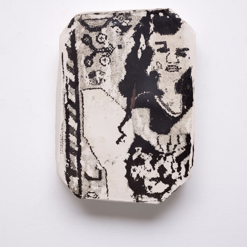Sahar Khoury, Untitled (Lower left corner of my rug), 2024