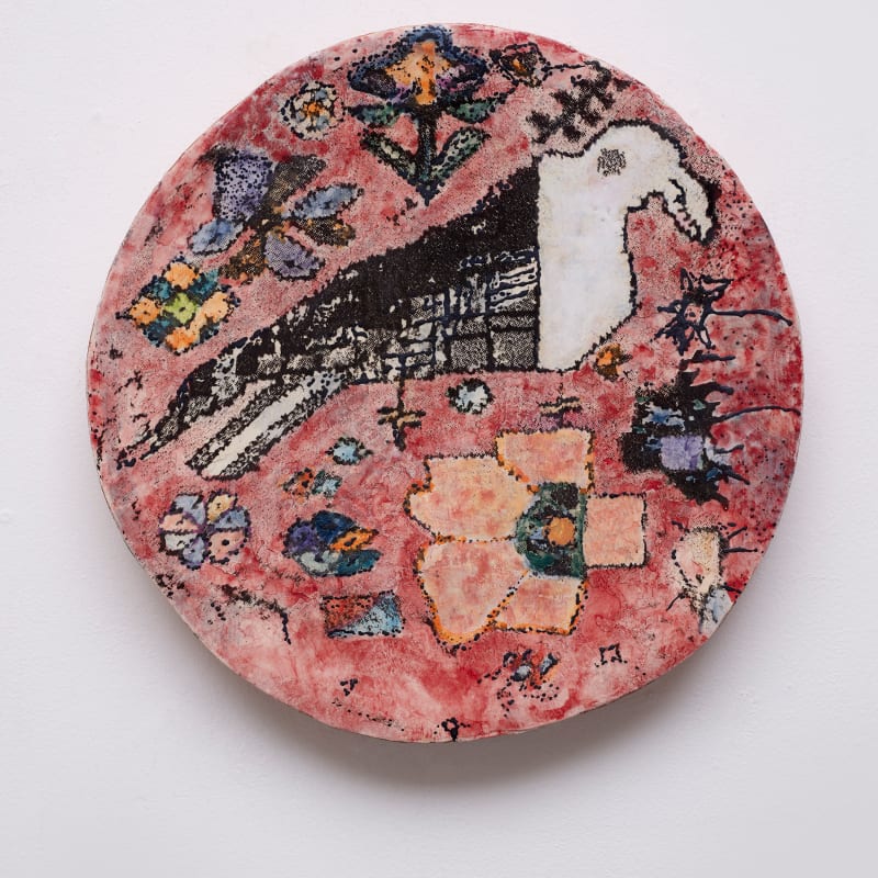 Sahar Khoury, Untitled (Middle right section of my rug), 2024