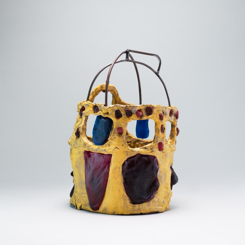 Sahar Khoury, Untitled (Yellow crown), 2024