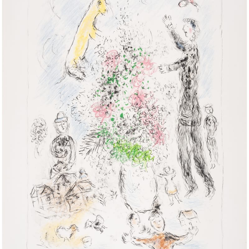 Marc CHAGALL, Les Lilas, 1980