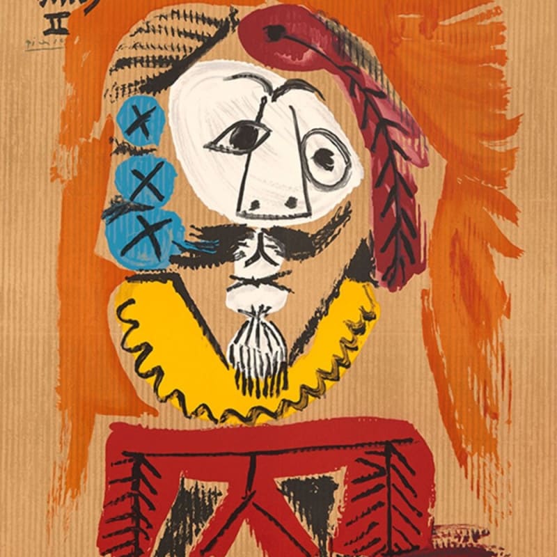 After Pablo Picasso, Les Portraits Imaginaries: One Plate, 1969