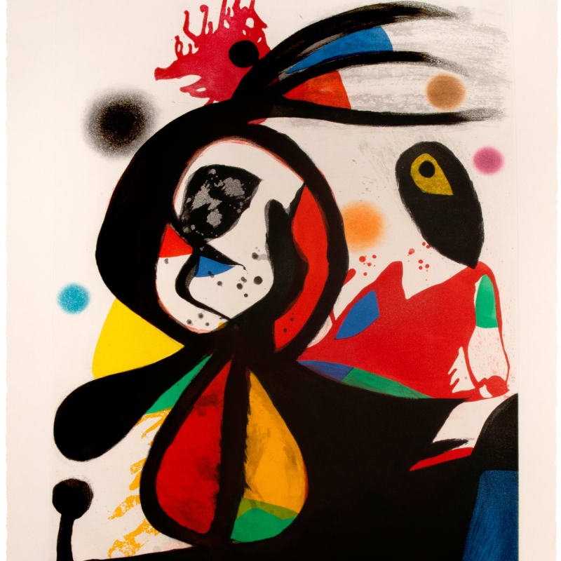 Joan Miró, L'Aigrette Rouge, 1976