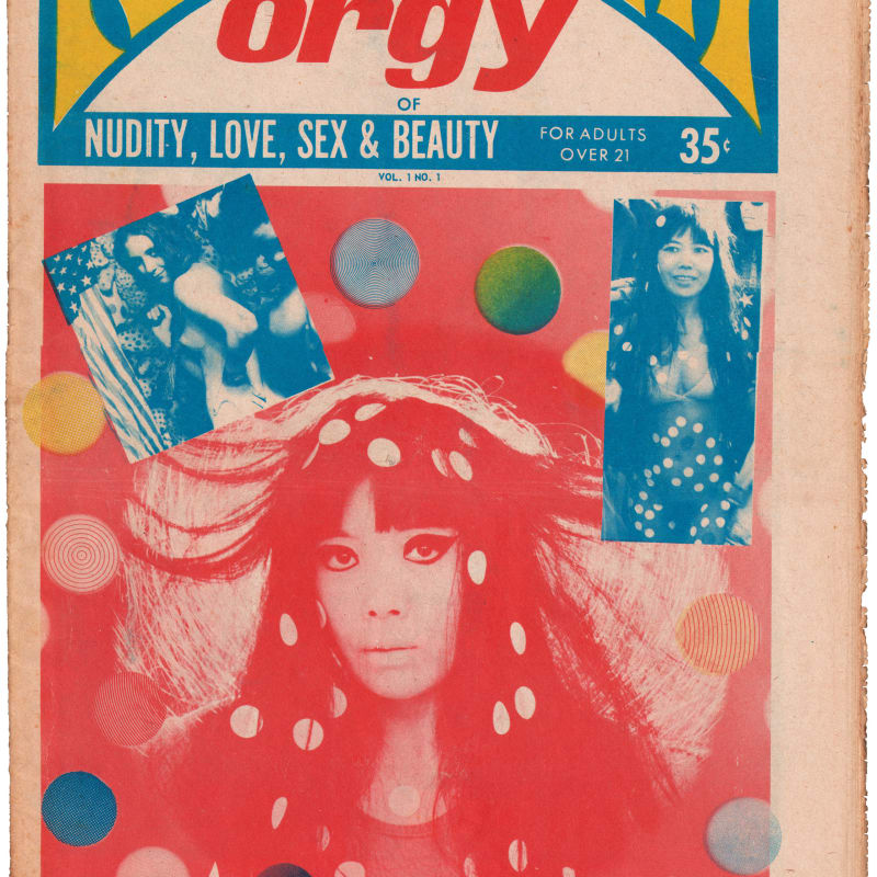 YAYOI KUSAMA, Kusama Presents An Orgy : Nudity, Love, Sex & Beauty For Adults Over 21, Vol. 1, No 1. , 1969