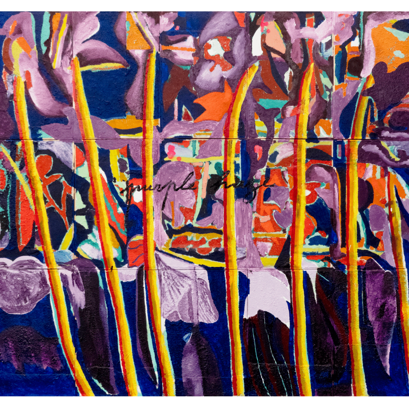 Francisco Vidal, MY FAVORITE THINGS I "Purple haze", 2021