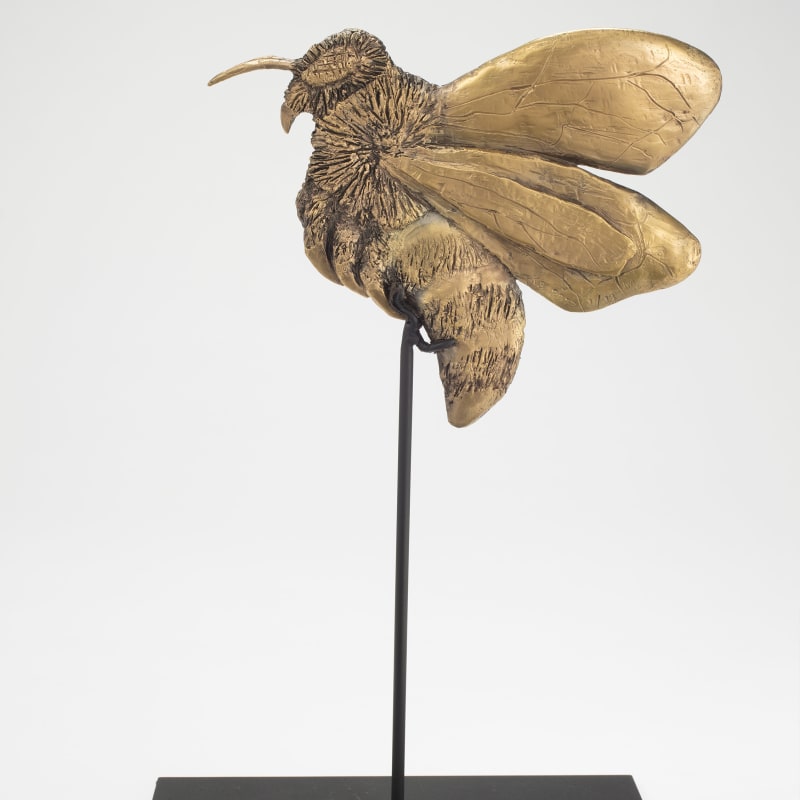 Kiki Smith  Forager A, 2017  Gold Plated Bronze  29.2 x 19.3 x 10 cm  Edition 3  Edition of 13 + 1 AP