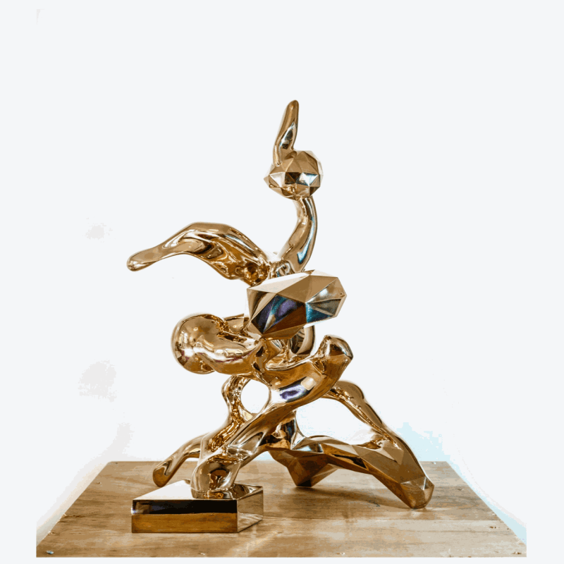 Filip MARKIEWICZ, Future Proof, 2021, polished bronze, 50 x 38 x 33 cm, edition of 3