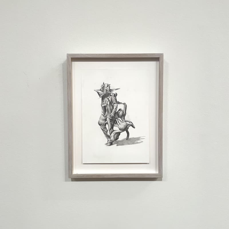 Filip MARKIEWICZ, The Dancer and the Collector, 2020, pencil on paper, 29 x 21 cm