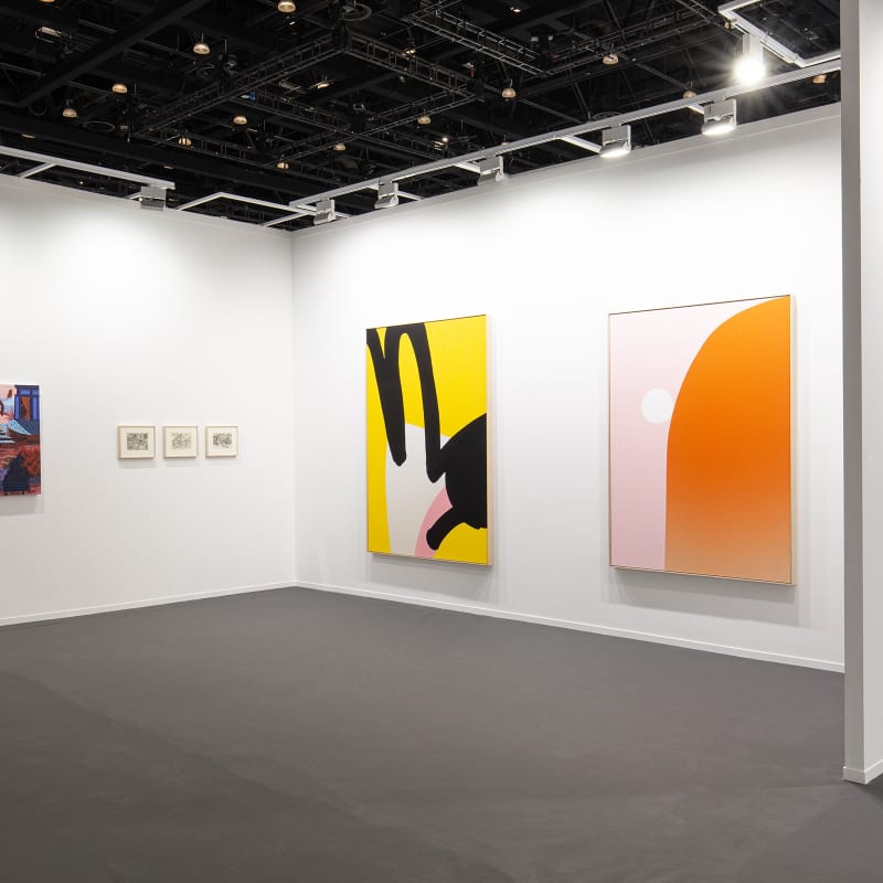 Mark Frygell, Cornelia Baltes, Cecilia Bengolea Installation view, Art Dubai, Dubai 2024