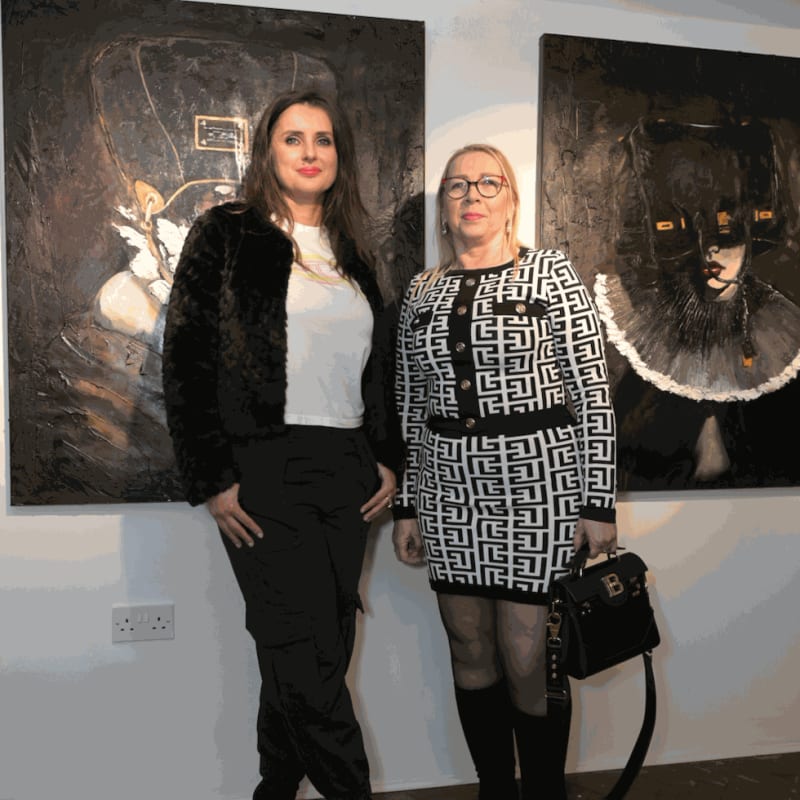 Kamila Krzyzaniak and a guest