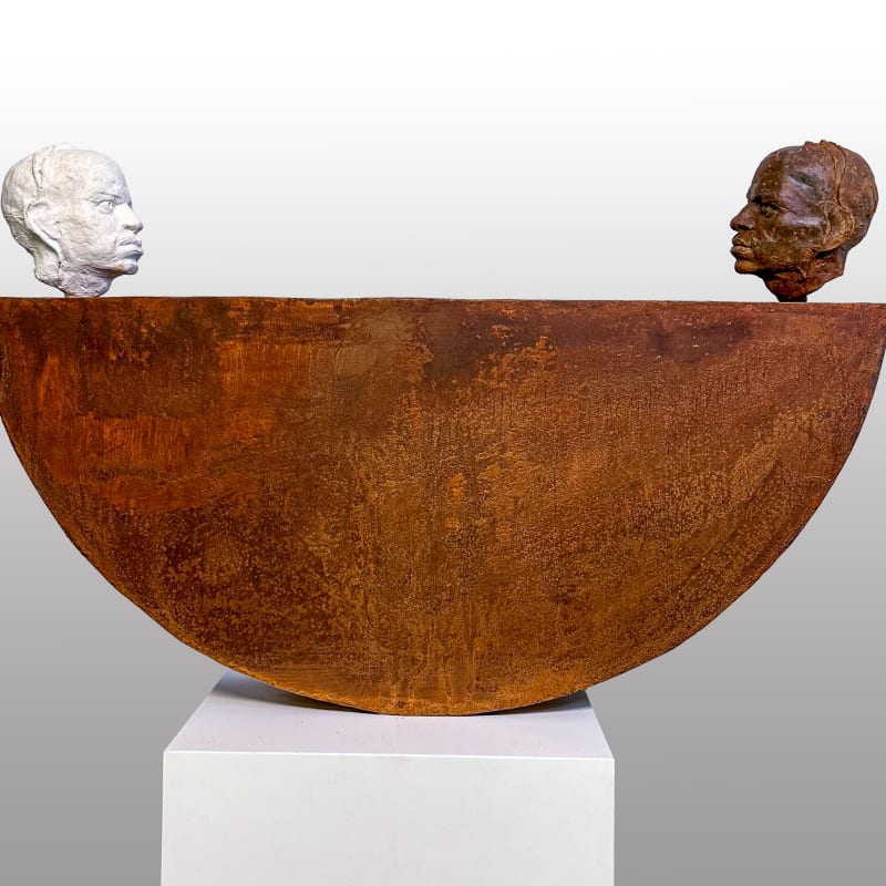 Andrés Montalvan Cuellar - Serie Horizonte - Sin título - 2024 - 64cm H x 98,5cm W x 15,5cm D - Mixed Media