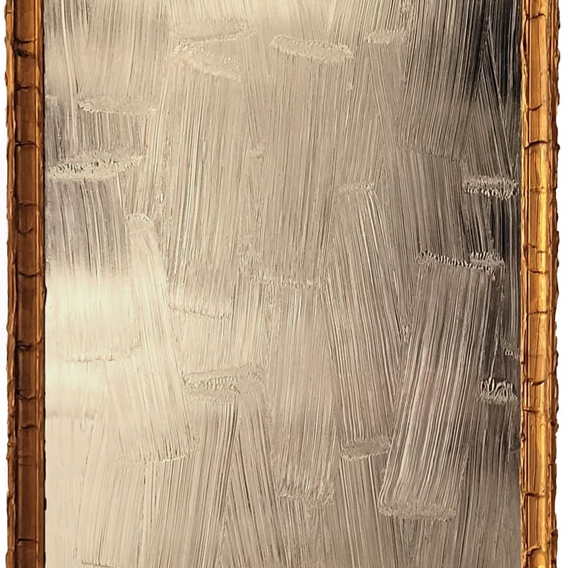 Bertrand Lavier  Untitled, 1987  Acrylique sur miroir et bois / Acrylic on mirror and wood  97 x 67 cm