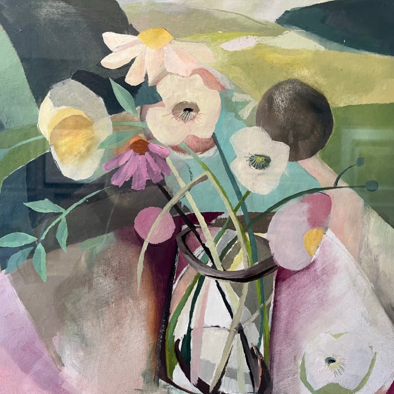 Fiona McAlpine, Flowers in a Landscape