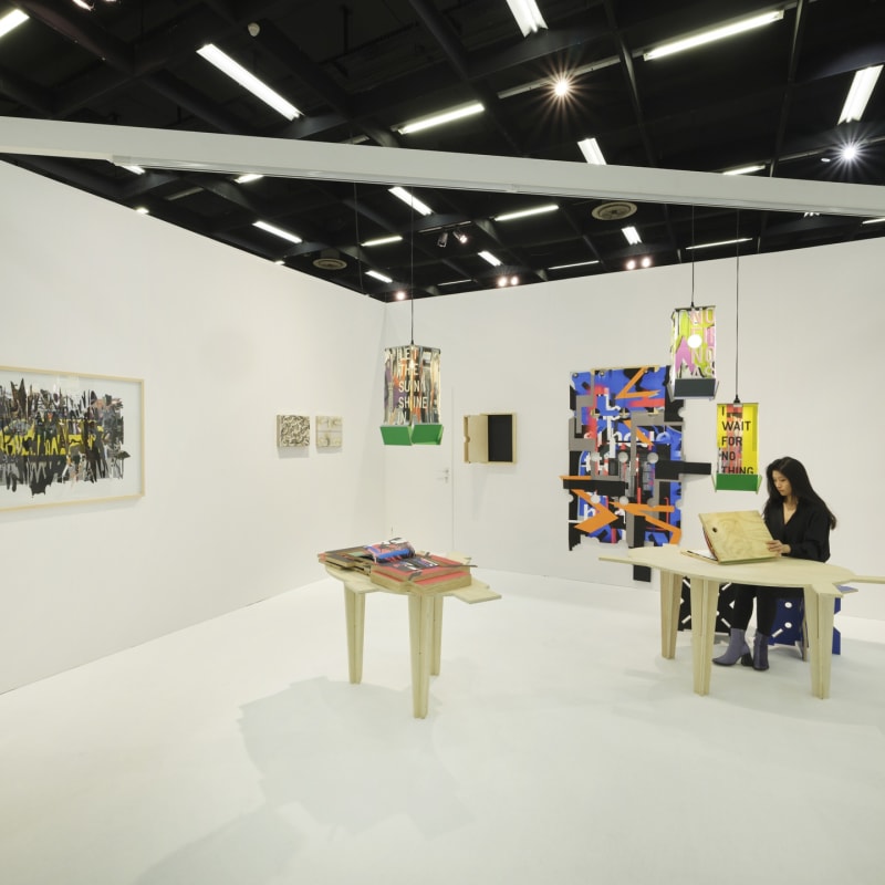 Installation view, 2023, Art Cologne, courtesy of the artists and the Hua International, Booth Designed by Krista Xueying Yu