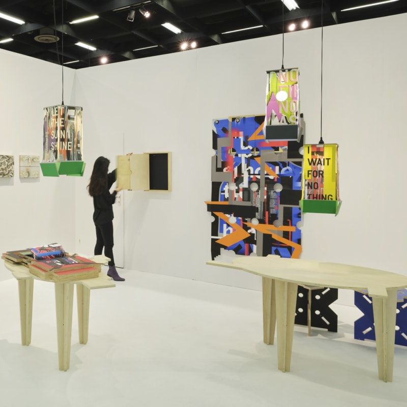 Installation view, 2023, Art Cologne, courtesy of the artists and the Hua International, Booth Designed by Krista Xueying Yu