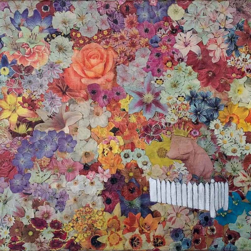 Jean-Guerly Petion, Riotous Blossoms, 2025