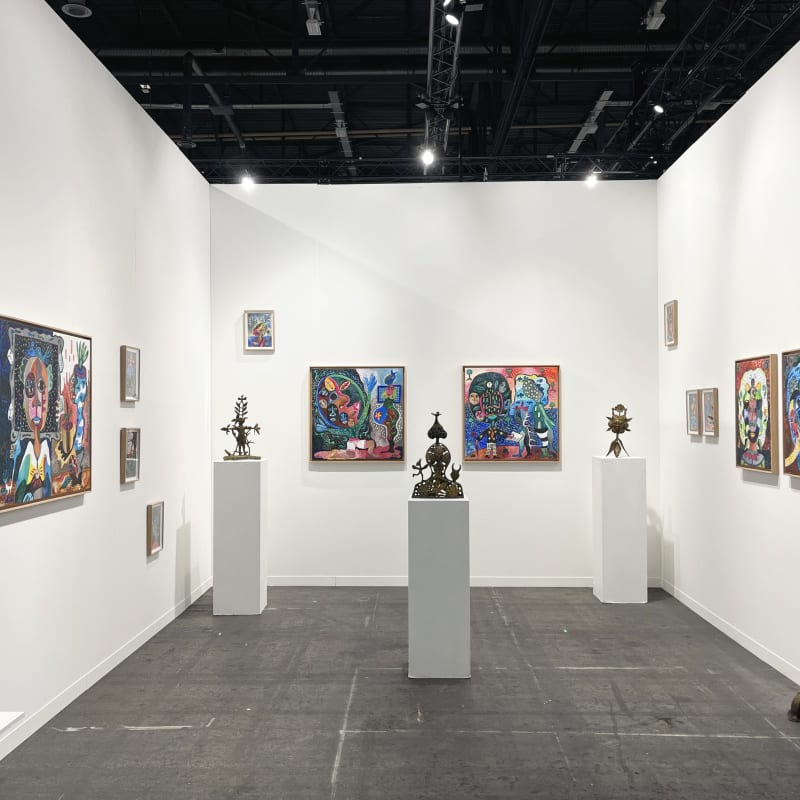 Hervé Yamguen. Solo Booth. AFIKARIS gallery at artgenève 2025