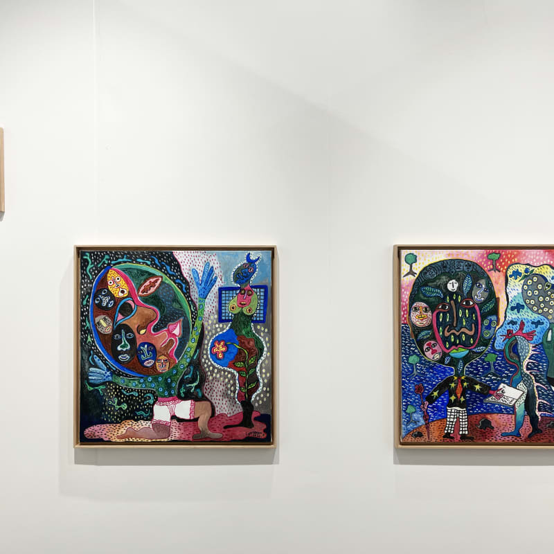Paintings by Hervé Yamguen. AFIKARIS. Art Genève 2025