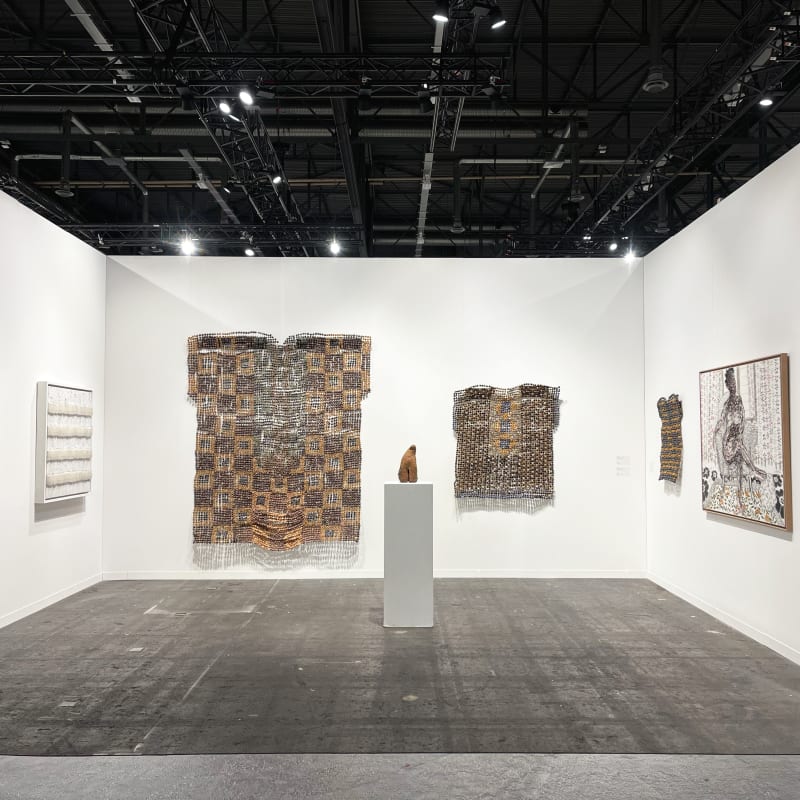 Group show of Mouhcine Rahaoui, Salifou Lindou and Ozioma Onuzulike at Art Genève. AFIKARIS Gallery, Paris