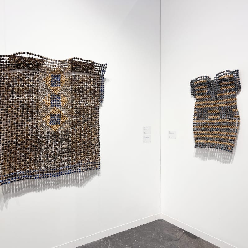 Ozioma Onuzulike's work at Art Genève 2025 on AFIKARIS Gallery's booth