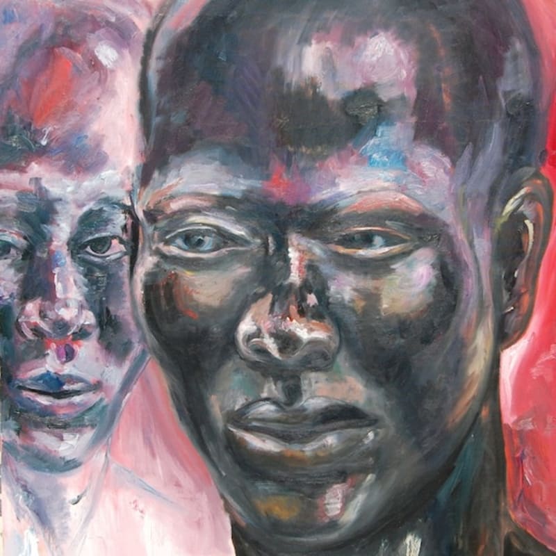 Oliver Enwonwu Framed 2011 Oil on canvas 122 x 91.5cm
