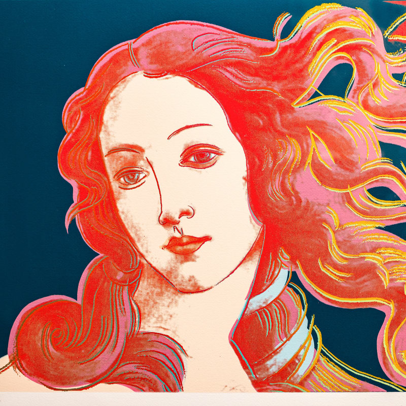 Andy Warhol, Details of Renaissance Paintings: Sandro Botticelli, Birth of Venus, 1482, 1984