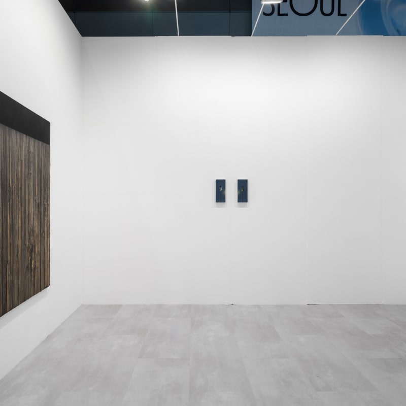 Installation view of SEOJUNG ART booth(COEX Hall B, B76) at Kiaf SEOUL 2024. Photo: Jeon Byung-cheol. Courtesy of SEOJUNG ART.