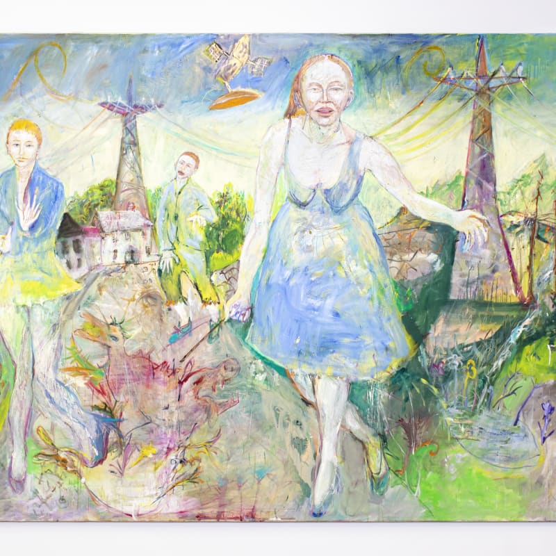 Hans-Jörg Mayer  Chimäre, 2007  Oil on linen  98 3/8 x 66 7/8 in 250 x 170 cm