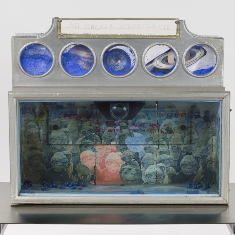 Bob Smith Homage to Joseph Cornell, 1982 Mixed media construction 20 1/4 x 24 3/4 x 6 3/8 in 51.4 x 62.9 x 16.2 cm