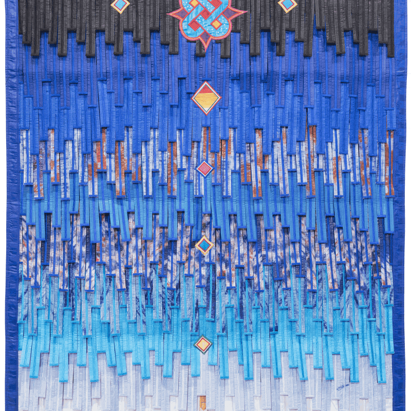 Abdoulaye Konaté Motif Nigeria 2023 Textile 193 × 150 cm