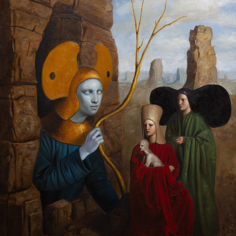 Alessandro Sicioldr La Guarigione 2024 Oil on linen 70 × 50 cm