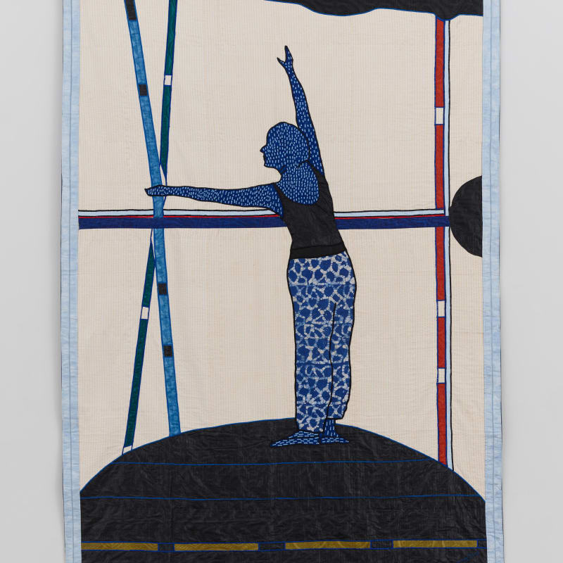 Abdoulaye Konaté Danse au CAMM/BFK (série no.15) 2008 Textile 233 × 167 cm