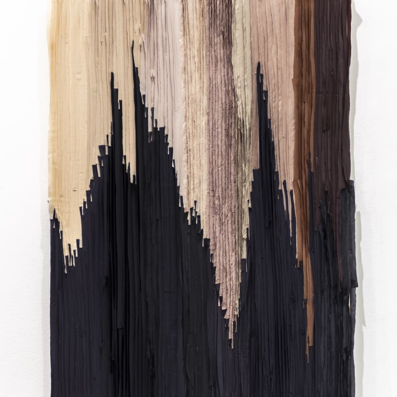 Joël Andrianomearisoa Les Herbes Folles du Vieux Logis 2022 Textile 130 × 90 cm