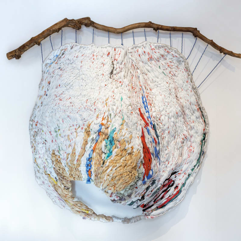 Ifeoma U. Anyaeji Akpalakpa nk'abuo (Weave - No 2) 2012 (edited 2021 and 2022) Mixed media 200 × 238 × 48 cm