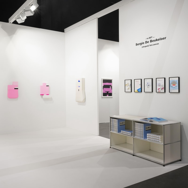 Installation view Art Antwerp 2023, Solo booth Sergio De Beukelaer, PLUS-ONE Gallery