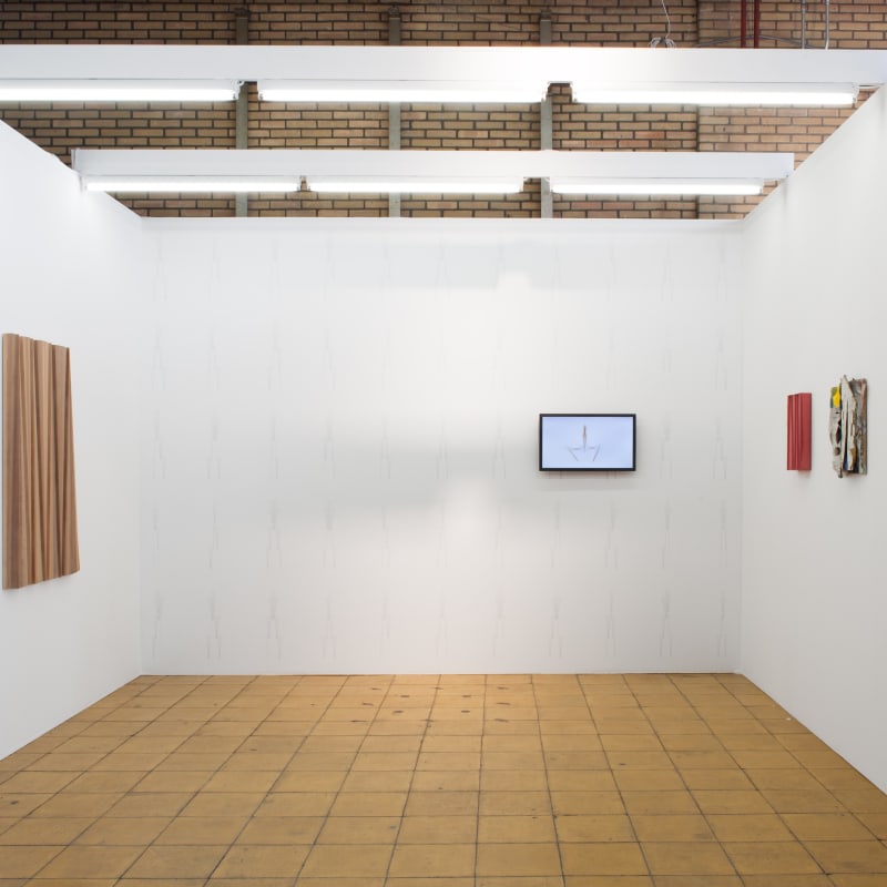 Installation view, Art Rotterdam 2015, Solo booth by Joseph Montgomery