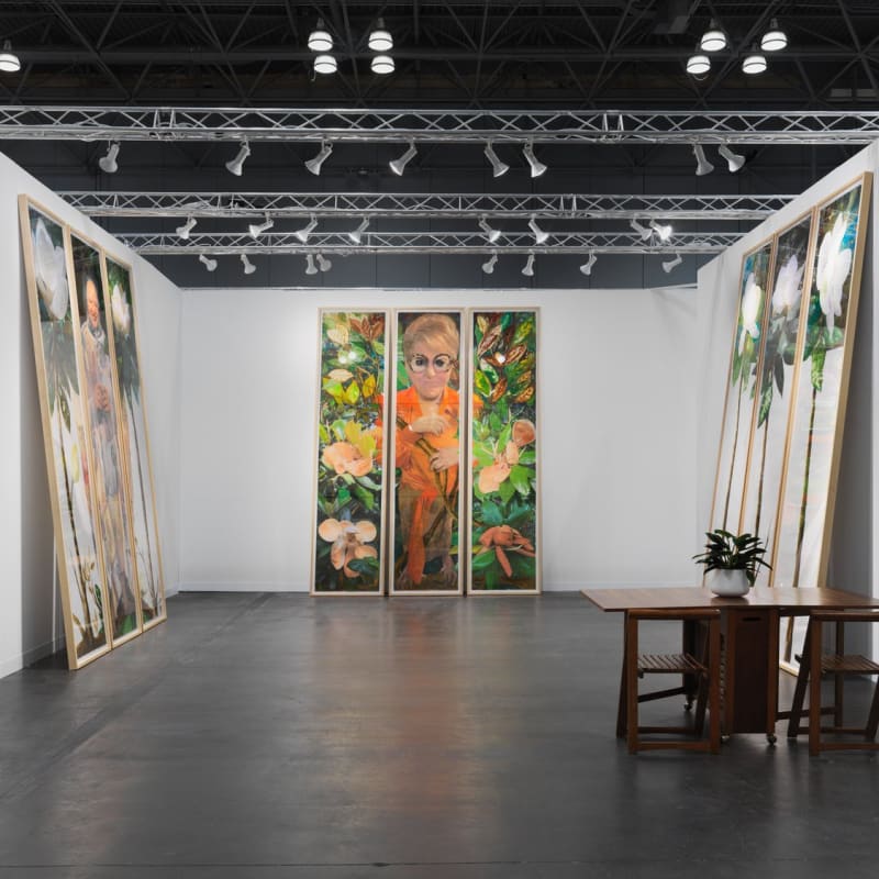 Installation view, The Armory Show, Gallery Wendi Norris, Booth 348, Javits Center, NY, 2022. Photo by Dan Bradica