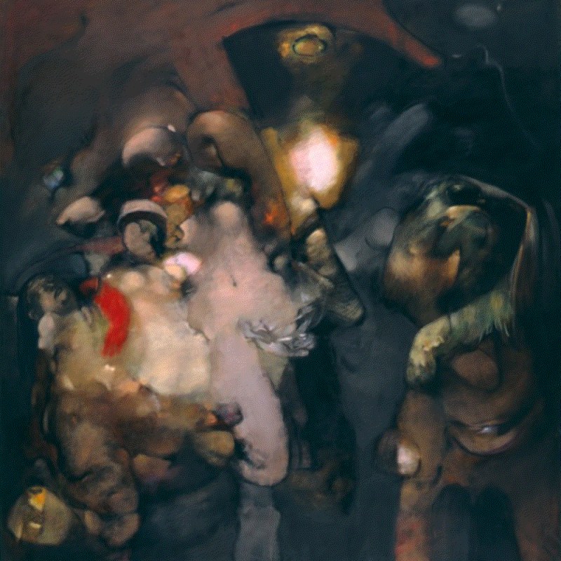 Dorothea Tanning, Elles Se Detachent, Majestueuses (Majestically), 1965 - 1984, Oil on canvas, 71 3/4 x 61 1/4 inches (182.2 x 156 cm)