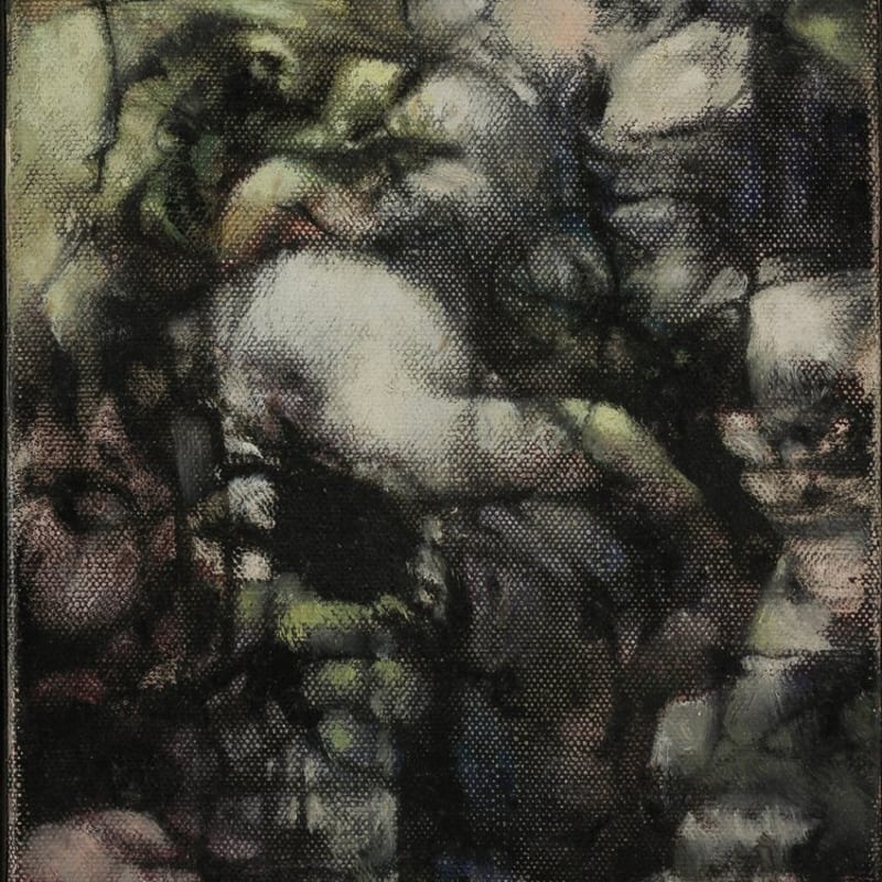 Dorothea Tanning, Untitled, 1960, Oil on canvas, 6 x 5 inches (15 x 13 cm)