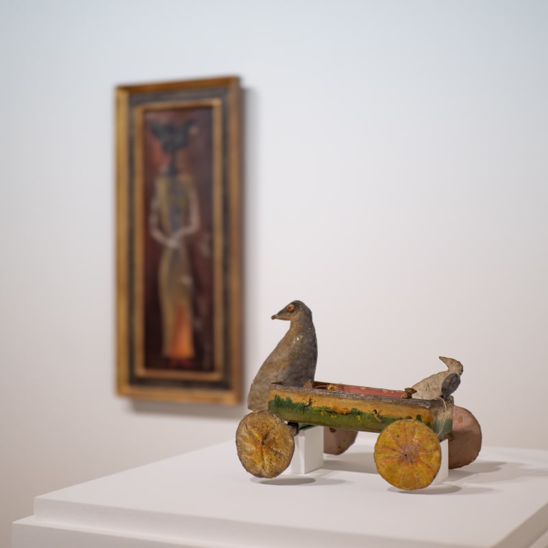 View of Leonora Carrington's Bestiary, Gallery Wendi Norris booth at Art Basel in Basel, June 2024. Photo by Photo by Michael Adair.